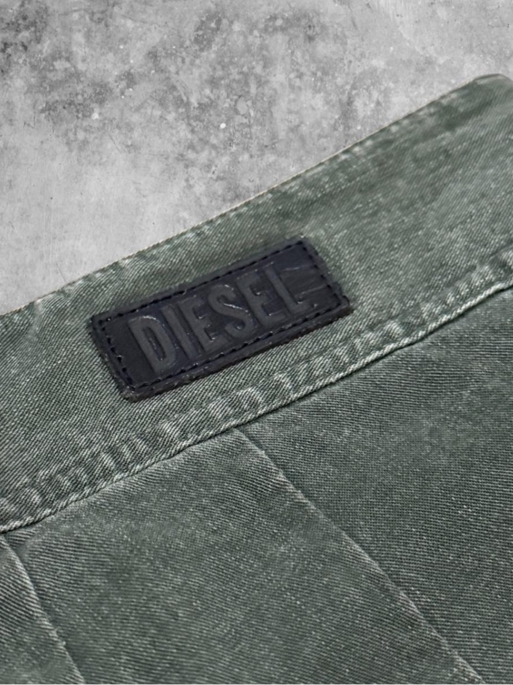 Diesel Dark Green Utility Cargo Pants - Picture 5 of 6